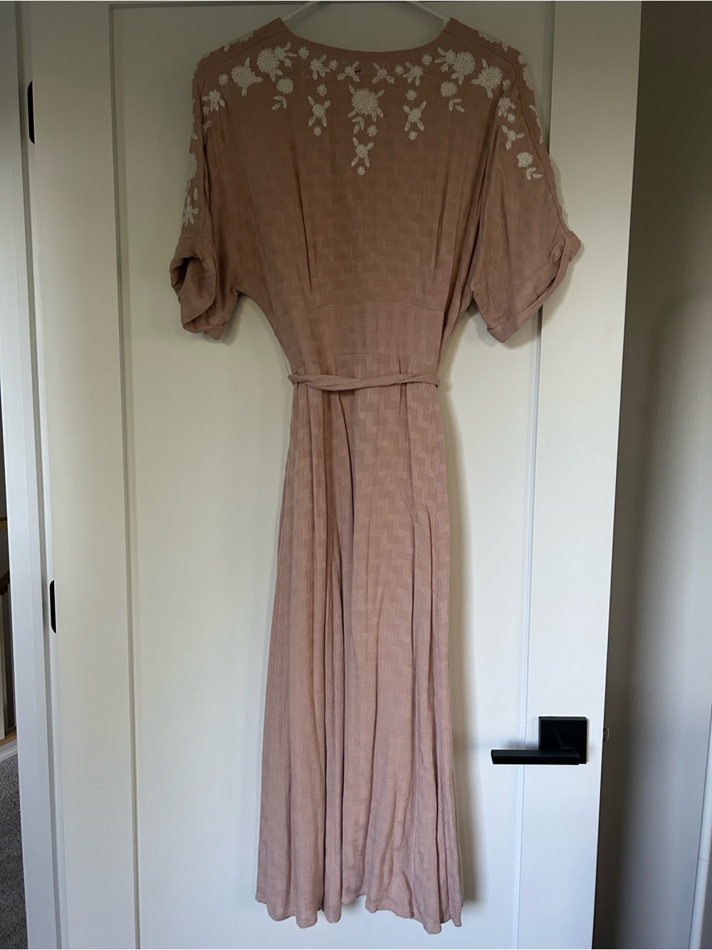 Free People Blush Pink Embroidered Maxi Dress - Picture 4 of 4
